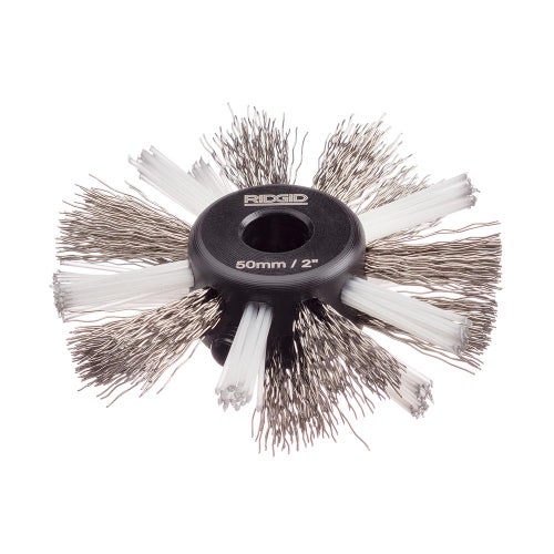Immagine di Ridgid Spazzola in nylon / acciaio per tubi da 50 mm, per stasatrice FlexShaft K9-204 68973