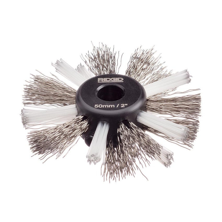 Immagine di Ridgid Spazzola in nylon / acciaio per tubi da 50 mm, per stasatrice FlexShaft K9-204 68973