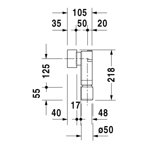 Immagine di Duravit Sifone tipo lavatrice per lavabo Architec 0050441000