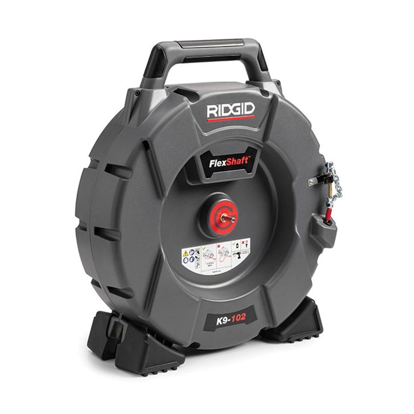 Immagine di Ridgid FlexShaft K9-102 Stasatrice per pulizia scarichi ad alta velocità 1 1/4"-2" (32 - 50 mm) con kit 64268