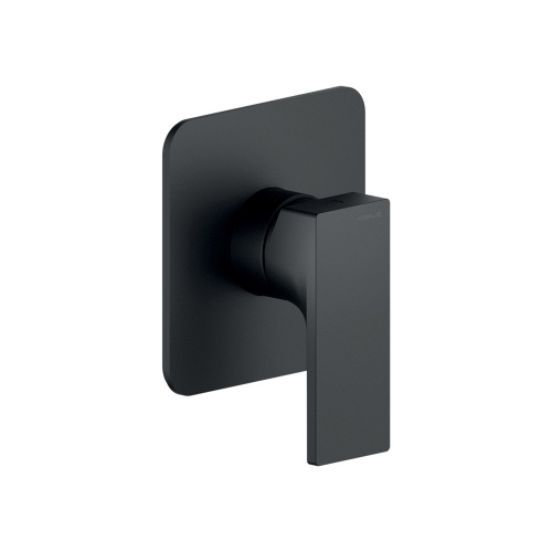 Immagine di Nobili SEVEN miscelatore doccia monocomando a incasso, 1 via, corpo incasso incluso, colore mora finitura opaco SE124108BM