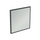 Ideal Standard CONCA specchio sospeso quadrato 80 cm, con doppia luce led, cornice esterna colore nero T3966BH