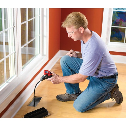 Immagine di Ridgid Kit composto da micro CA-25 telecamera compatta per ispezione con cavo da 1.2 m non prolungabile e rilevatore di gas combustibile, con sonda flessibile da 40 cm 40043+36163