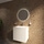 Ideal Standard CONCA composizione bagno: lavabo top L.61 P.51 cm, colore bianco, miscelatore monocomando con scarico piletta, finitura cromo, mobile sottolavabo L.60 cm, esterno colore bianco finitura opaco, specchio rotondo Ø 60 cm CONCA05