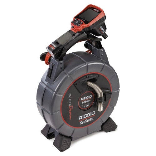 Immagine di Ridgid Ruota microDrain D65S con telecamera di ispezione micro CA-350 (PAL), cavo 20 m per tubazioni da 1 1/4" a 3" (32-75 mm) 40793