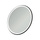 Ideal Standard CONCA specchio rotondo sospeso Ø 90 cm, con luce a led, su telaio metallico finitura black brown T4133BH
