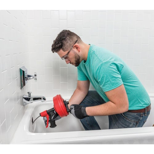 Immagine di Ridgid POWER SPIN+ con AUTOFEED® Stasatrice a mulinello con trivella a bulbo, fino a 500 giri/min 57043