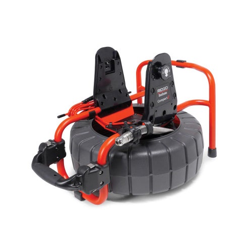 Immagine di Ridgid Ruota SeeSnake Compact2, cavo 30 m per tubazioni da 1 1/2" a 6" (40-150 mm) 48098