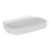 Immagine di Ideal Standard LINDA-X lavabo da appoggio o sospeso L.75 cm, ultrasottile, smaltato, senza foro rubinetteria e senza troppopieno, colore bianco finitura lucido T439801