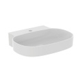 Immagine di Ideal Standard LINDA-X lavabo rettificato da appoggio o sospeso L.60 cm, ultrasottile, monoforo, senza troppopieno, colore bianco seta finitura opaco T4988V1