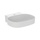 Ideal Standard LINDA-X lavabo da appoggio o sospeso L.50 cm, ultrasottile, monoforo, senza troppopieno, colore bianco finitura lucido T439001