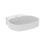 Immagine di Ideal Standard LINDA-X lavabo da appoggio L.50 cm, ultrasottile, monoforo, senza troppopieno, colore bianco seta finitura opaco T4985V1