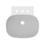 Immagine di Ideal Standard LINDA-X lavabo da appoggio L.50 cm, ultrasottile, 3 fori per rubinetteria, senza troppopieno, colore bianco finitura lucido T498601