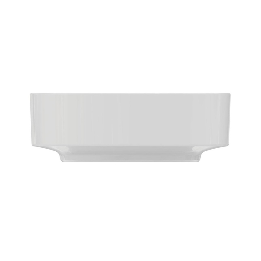 Immagine di Ideal Standard LINDA-X lavabo da appoggio L.55 cm, ultrasottile, senza foro rubinetteria e senza troppopieno, colore bianco finitura lucido T440201