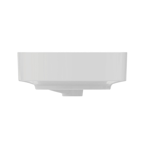 Immagine di Ideal Standard LINDA-X lavabo da appoggio L.55 cm, ultrasottile, senza foro rubinetteria, con troppopieno, colore bianco finitura lucido T440101