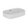 Ideal Standard LINDA-X lavabo da appoggio L.55 cm, ultrasottile, senza foro rubinetteria, con troppopieno, colore bianco finitura lucido T440101