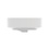Immagine di Ideal Standard LINDA-X lavabo da appoggio L.55 cm, ultrasottile, senza foro rubinetteria, con troppopieno, colore bianco seta finitura opaco T4401V1