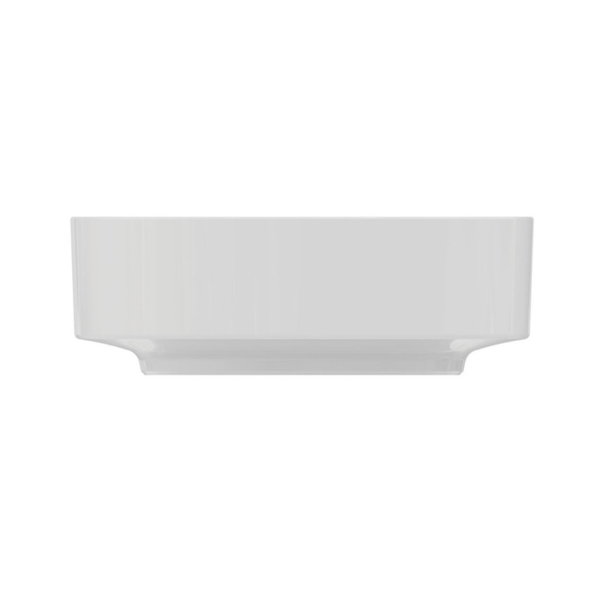 Immagine di Ideal Standard LINDA-X lavabo da appoggio L.45 cm, ultrasottile, senza foro e senza troppopieno, colore bianco finitura lucido T440001
