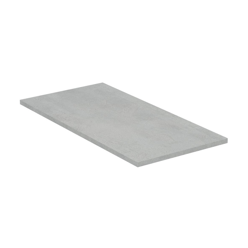 Immagine di Ideal Standard ADAPTO top L.25 cm, per basi sospese o barre di giunzione, finitura cemento U8410FX