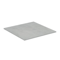Immagine di Ideal Standard ADAPTO top L.50 cm, per basi sospese o barre di giunzione, finitura cemento U8412FX