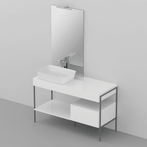 Immagine di Ideal Standard ADAPTO top L.70 cm, per basi sospese o barre di giunzione, colore bianco finitura lucido U8414WG