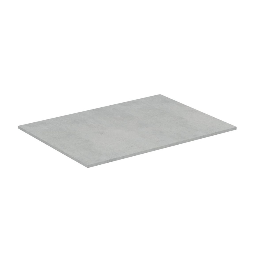 Immagine di Ideal Standard ADAPTO top L.70 cm, per basi sospese o barre di giunzione, finitura cemento U8414FX