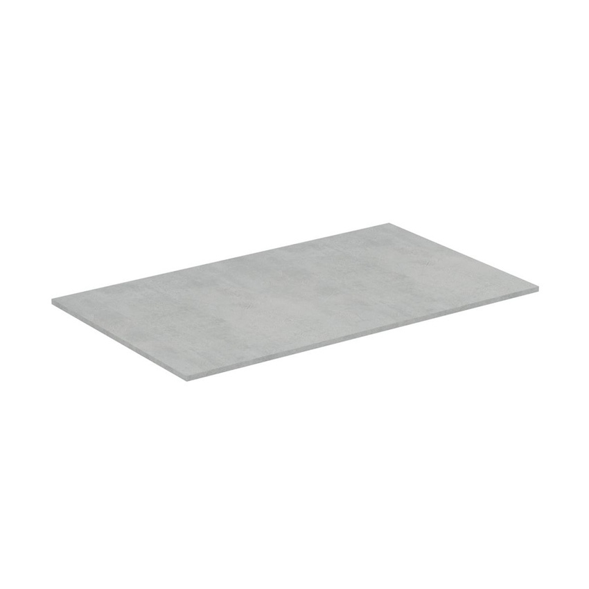 Immagine di Ideal Standard ADAPTO top L.85 cm, per basi sospese o barre di giunzione, finitura cemento U8415FX