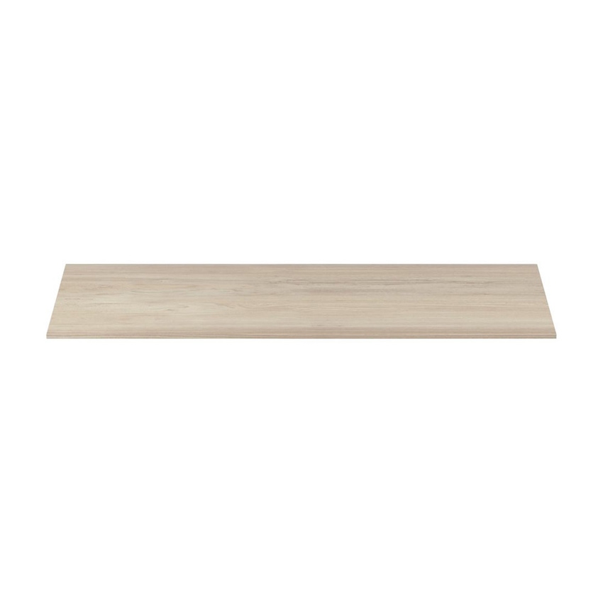Immagine di Ideal Standard ADAPTO top L.120 cm, per basi sospese o barre di giunzione, finitura legno miele U8417FF
