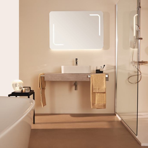 Immagine di Ideal Standard ADAPTO mensola L.105 cm, in truciolare nobilitato, finitura legno miele U8408FF