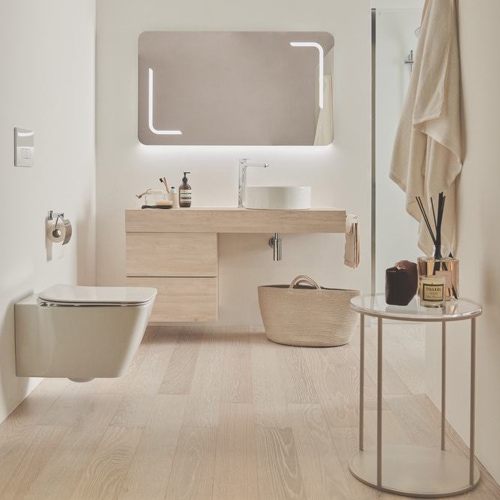 Immagine di Ideal Standard ADAPTO mensola L.120 cm, in truciolare nobilitato, finitura legno miele U8409FF