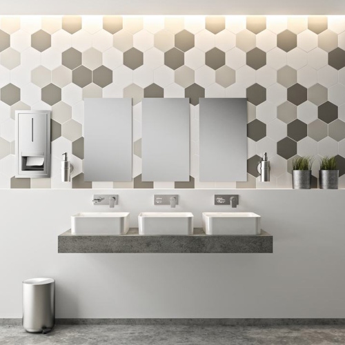 Immagine di Ideal Standard ADAPTO mensola L.150 cm, in truciolare nobilitato, finitura cemento U8593FX