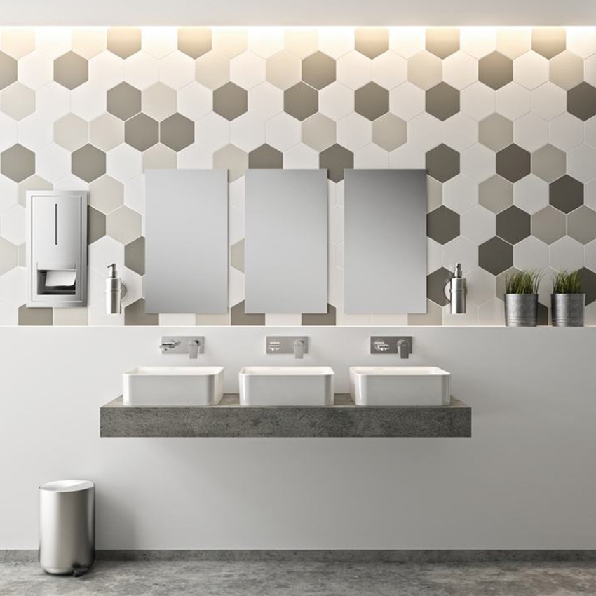 Immagine di Ideal Standard ADAPTO mensola L.150 cm, in truciolare nobilitato, finitura cemento U8593FX