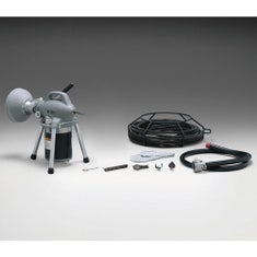 Immagine di Ridgid K-50-6 Stasatrice a cavi frazionabili compatta 230 V per condutture di scarico da 3/4" a 4" (20-110 mm), con adattatore A-17-A e kit cavi A-30 11981
