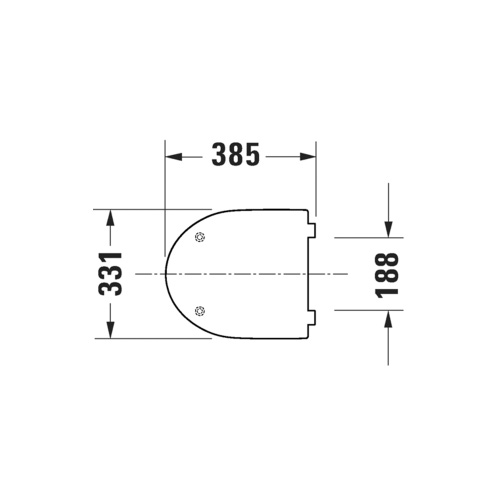 Immagine di Duravit No.1 sedile con coperchio con cerniere in acciaio inox, con chiusura rallentata, colore bianco 0021390000