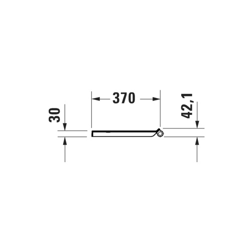 Immagine di Duravit No.1 sedile con coperchio con cerniere in acciaio inox, con chiusura rallentata, colore bianco 0021390000