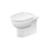 Immagine di Duravit No.1 vaso a pavimento a cacciata, a filo parete, Rimless, per cassetta a incasso o esterna, senza sedile, colore bianco 2009090000
