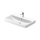 Duravit No.1 lavabo consolle L.80 cm, monoforo, con troppopieno e bordo per rubinetteria, colore bianco 23758000002