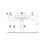 Immagine di Duravit No.1 lavabo consolle L.80 cm, monoforo, con troppopieno e bordo per rubinetteria, colore bianco 23758000002