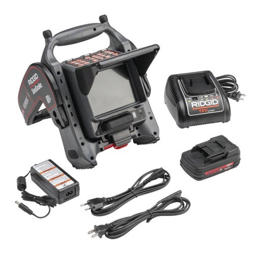 Immagine di Ridgid Ruota SeeSnake microDRAIN APX con TruSense e CS6x VERSA Monitor  70023+65163