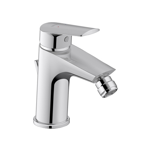 Immagine di Duravit No.1 miscelatore monocomando per bidet H.16 cm, con scarico, finitura cromo N12400001010