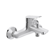 No.1 miscelatore monocomando vasca esterno, con deviatore, finitura cromo