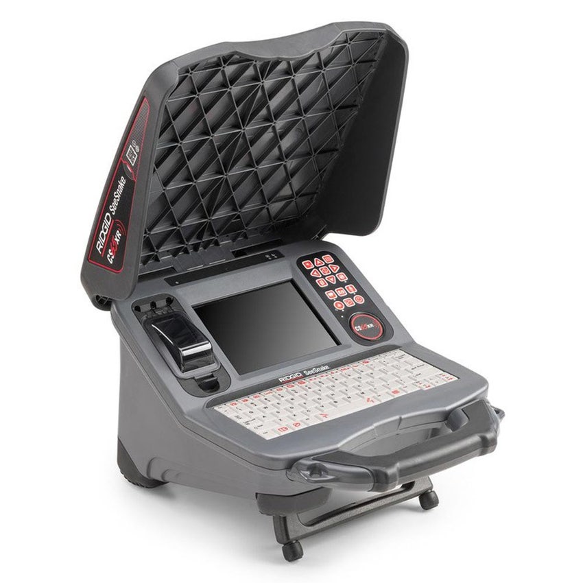 Immagine di Ridgid CS65XR SeeSnake Monitor con registrazione digitale, streaming e Wi-Fi, con display LCD a colori da 6.4" e tastiera 68768