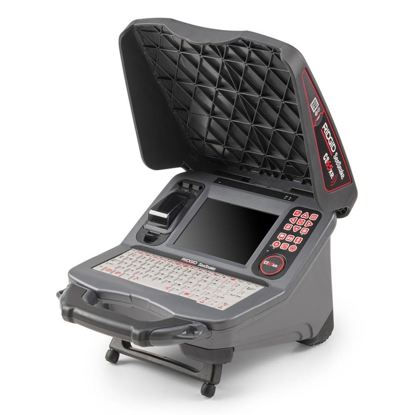 Immagine di Ridgid CS65XR SeeSnake Monitor con registrazione digitale, streaming e Wi-Fi, con display LCD a colori da 6.4" e tastiera 68768