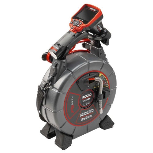 Immagine di Ridgid Ruota nanoReel N85S con telecamera di ispezione micro CA-350 (PAL), cavo 25 m per tubazioni da 1" a 2" (25-50 mm) 40823
