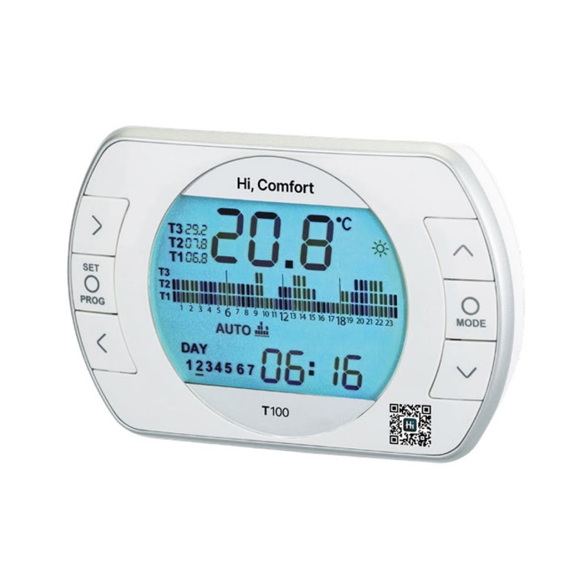 Immagine di Beretta Hi, Comfort T100 Wi-Fi Kit completo di cronotermostato universale e modulo per accesso a internet 20193354