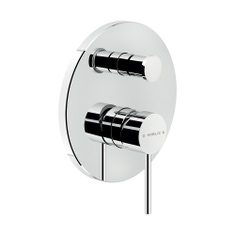 Immagine di Nobili VELIS miscelatore monocomando per doccia ad incasso, a 2 vie, con deviatore, finitura cromo VE125100/ECR