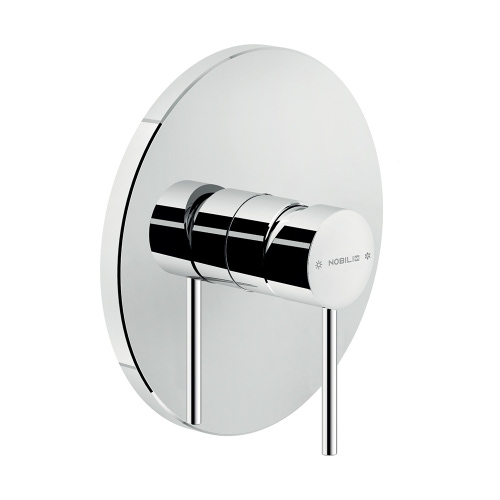 Immagine di Nobili VELIS miscelatore monocomando ad incasso, a 1 via, corpo incasso incluso, finitura cromo VE125108CR