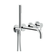 Immagine di Nobili VELIS miscelatore monocomando per vasca, ad incasso, a 2 vie, finitura cromo WEBK110/91VECR