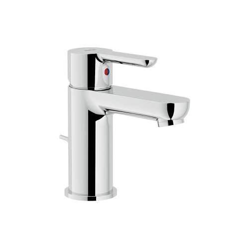 Immagine di Nobili ABC miscelatore monocomando per lavabo H.14 cm, con scarico, finitura cromo AB87118/1CR