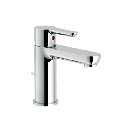 Immagine di Nobili ABC miscelatore monocomando lavabo H.14 cm, con scarico, finitura cromo AB87118/20CR